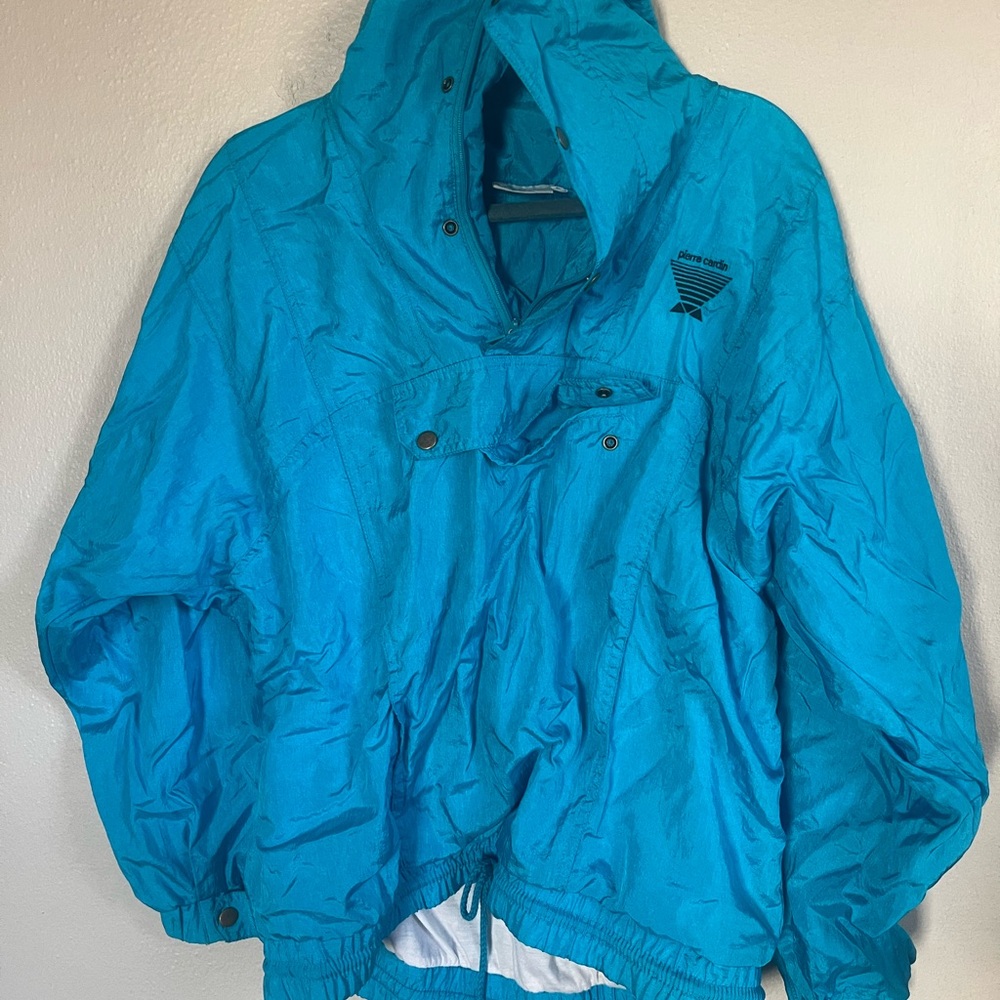 Pierre Cardin Turquoise Windbreaker